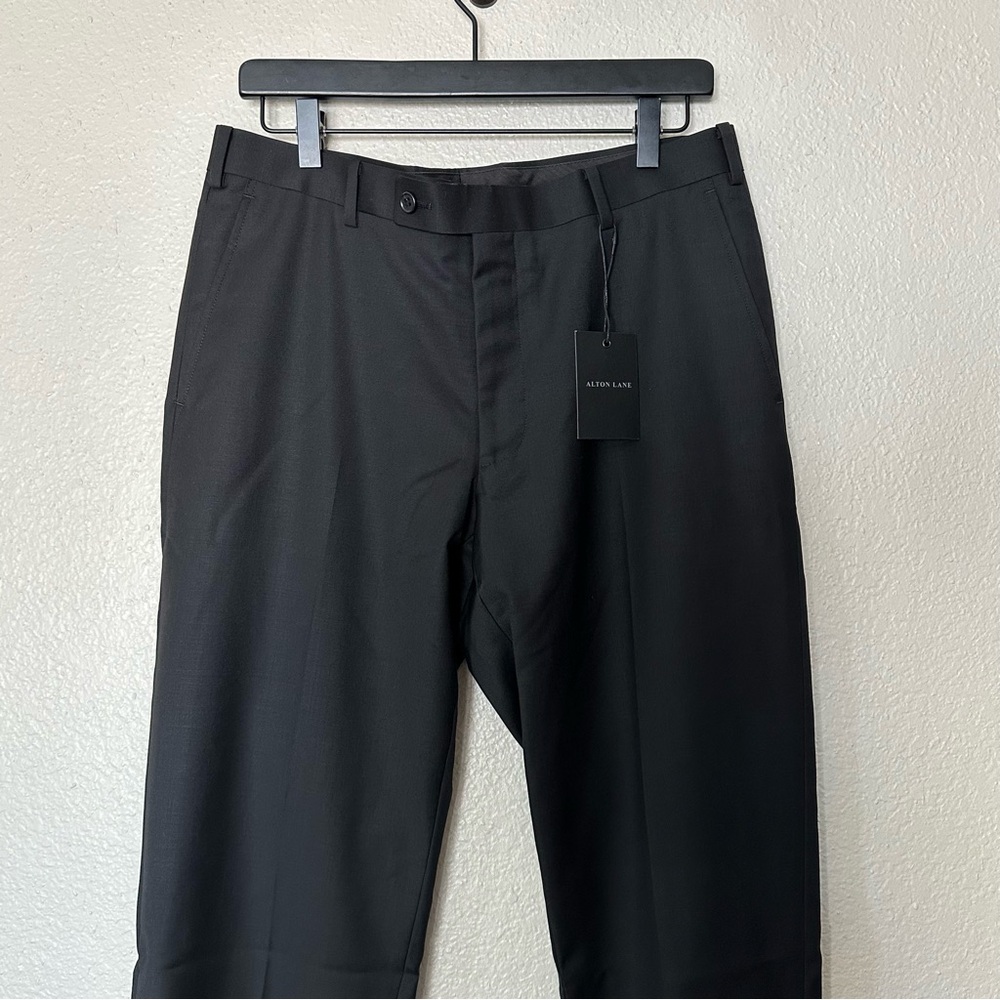 Alton Lane Tailored Fit Suit Pants Men’s Size 32 Black Dress Trousers NEW - Picture 2 of 6